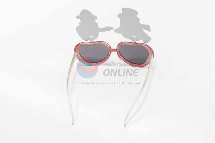 Father Christmas and Snowman Fashion Party Glasses