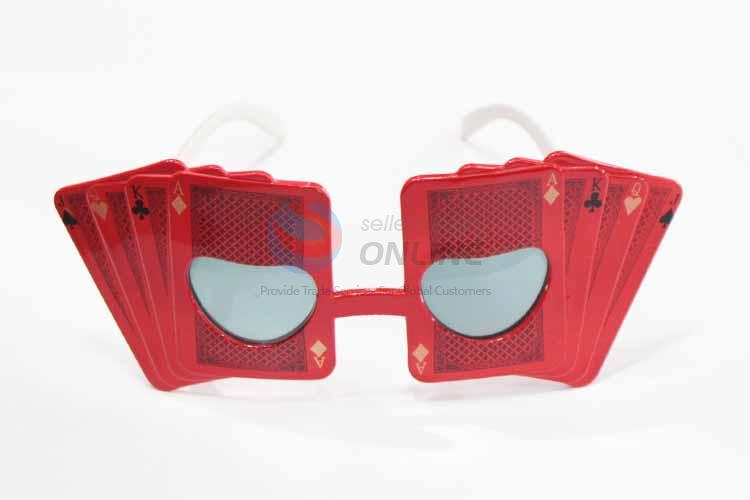 Red Poker Fashion Party Glasses