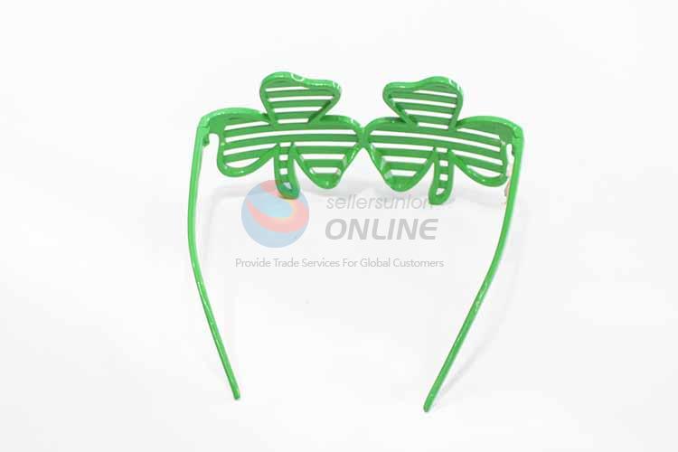 Green Leaf Fashion Party Glasses