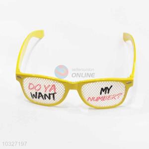 Writing Number Fashion Party Glasses