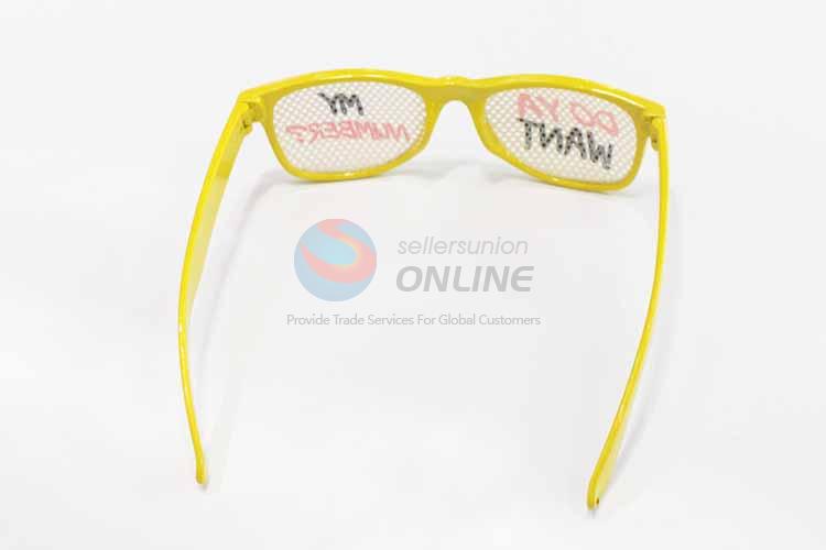 Writing Number Fashion Party Glasses