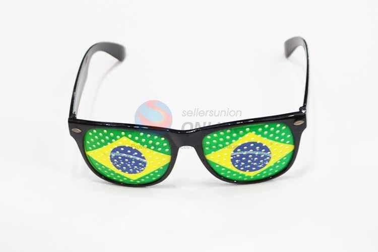 Blue Round Dot Fashion Party Glasses