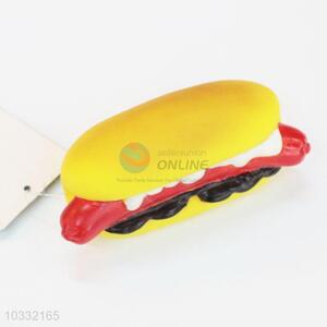 New Style Vinyl Hamburger Pet Toys