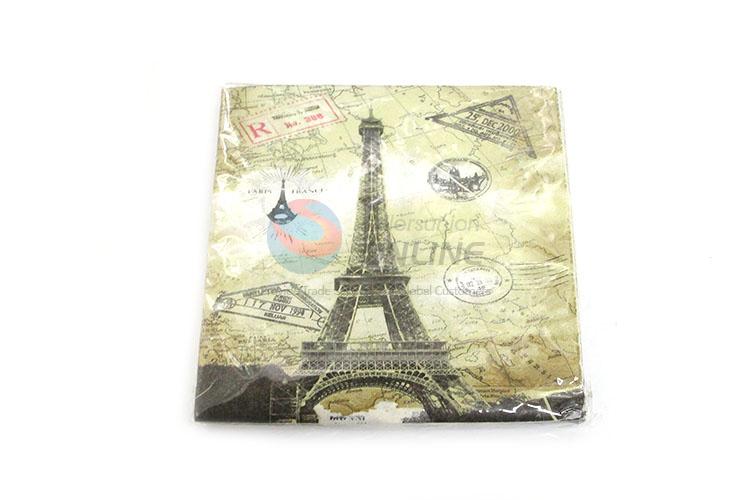 Great Building Printed Square Paper Towel for Sale