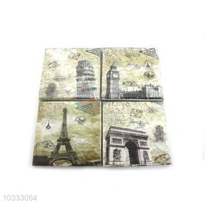 Great Building Printed Square Paper Towel for Sale