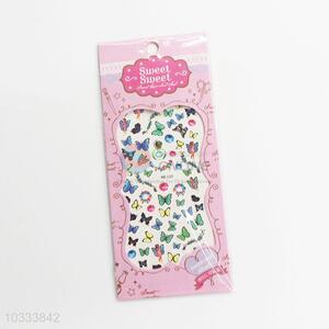 Low price cute useful butterflies nail sticker