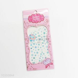 Wholesale low price best lovely blue snowflake nail sticker