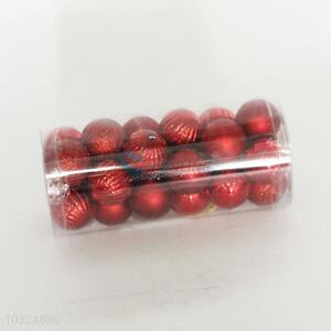 24 Pieces Red Festival Decoration Ball