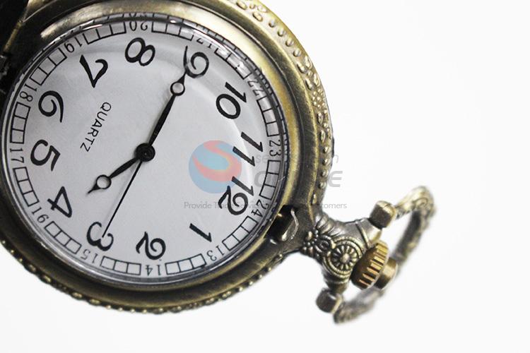 Popular design low price retro pocket watch