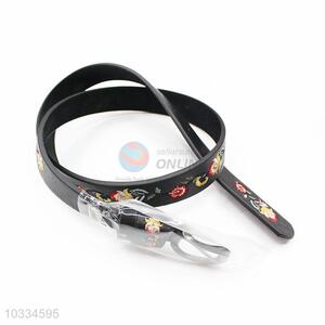 105cm PU Embroidered Belt