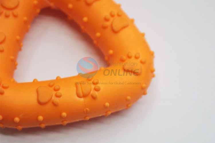 Orange Triangle Shaped Pet Toys/Dog Toy/Chew Toy