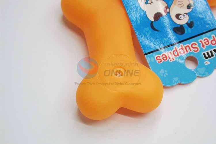 Orange Bone Vinyle Pet Toys/Dog Toy/Chew Toy