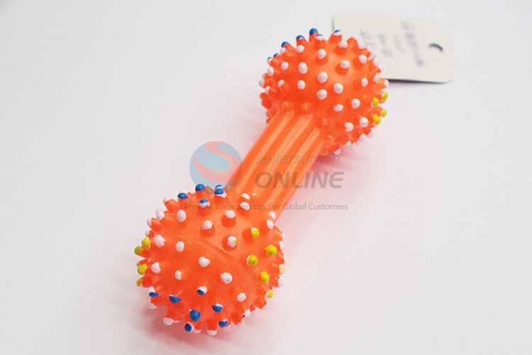 Orange Bone Shaped Vinyle Pet Toys/Dog Toy/Chew Toy