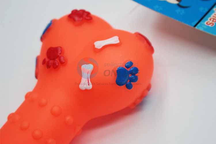 Orange Bone Vinyle Pet Toys/Dog Toy/Chew Toy