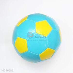 New Yellow Blue Color PU Leather Traning Soccer