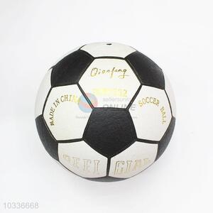 Gold Letter Design PU Leather Traning Match Soccer