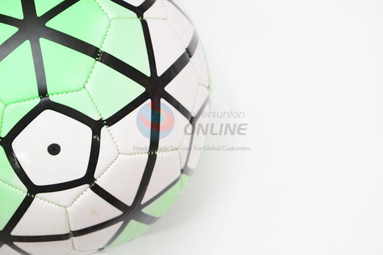 Net Pattern Grenn Color PVC Football Soccer