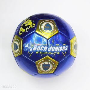 Royal Blue High Quality PU Leather Football Soccer