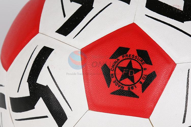 Star printed size 3 pu training football /soccer ball