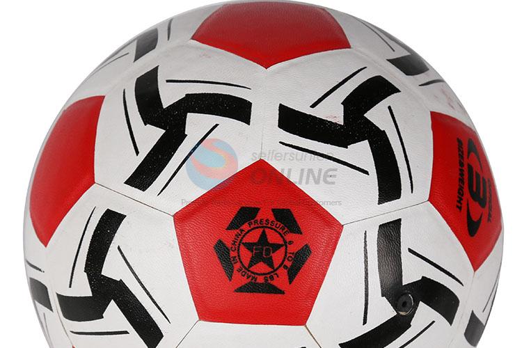 Star printed size 3 pu training football /soccer ball