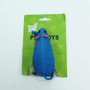 Classical best blue mouse shape pet toy