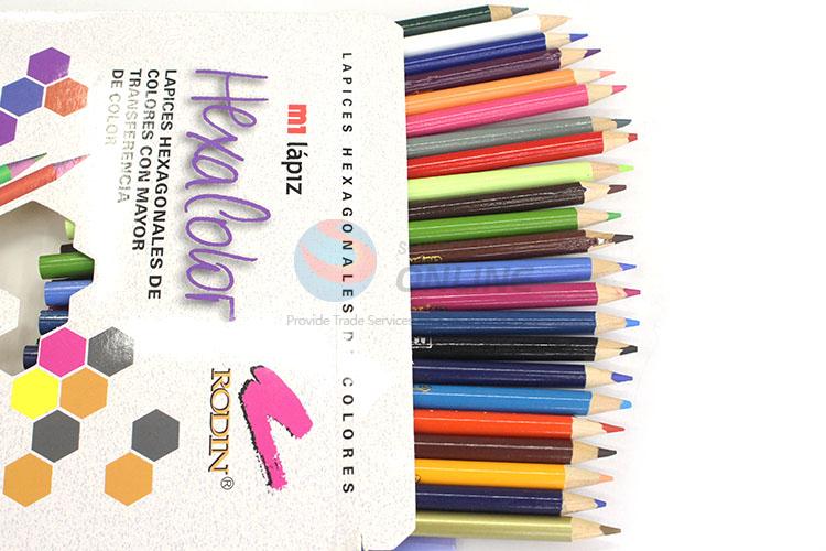 New Arrival 24pcs Nox-Toxic Colored Pencils for Sale