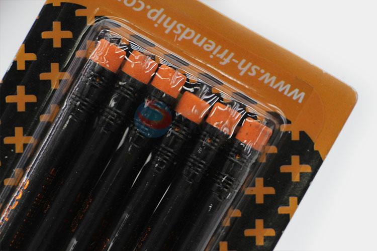 China Wholesale 6pcs HB Wood Pencil for Kids