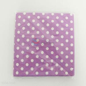 Latest Design Dots Design 20PCS Napkin Thicken Napkin