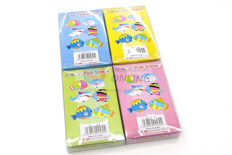 Wholesale Supplies Fish Cartoon Rubber/Eraser for Student