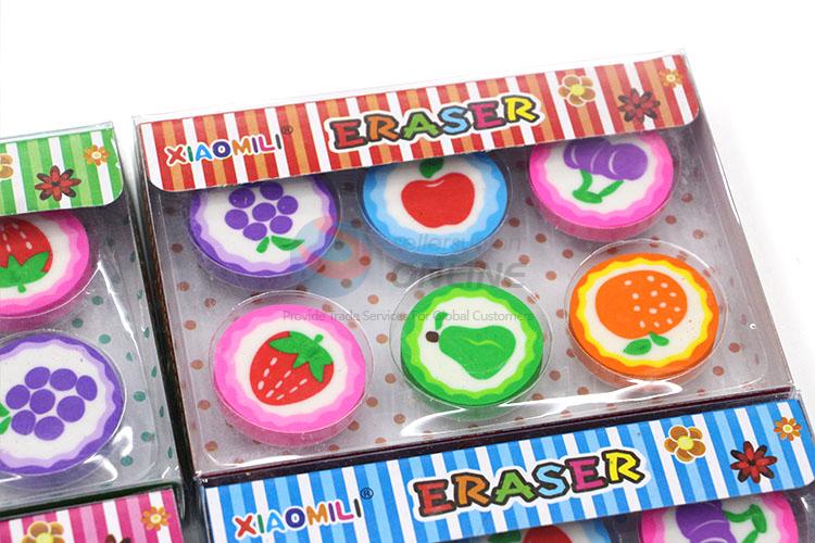 Factory High Quality Fruit Cartoon Rubber/Eraser for Student