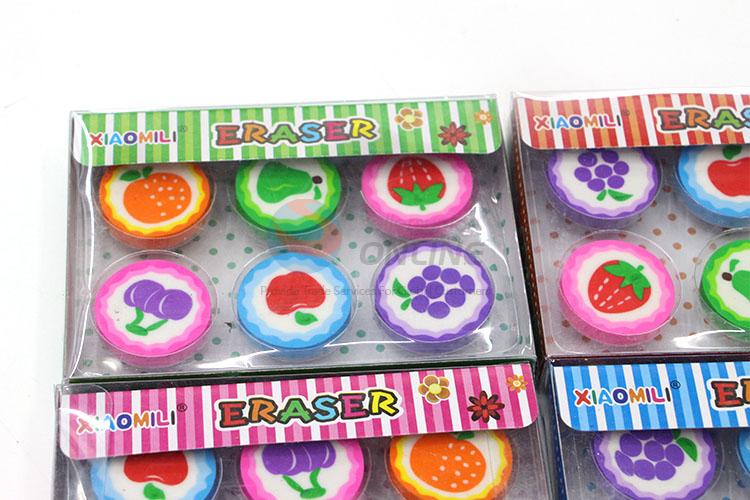 Factory High Quality Fruit Cartoon Rubber/Eraser for Student