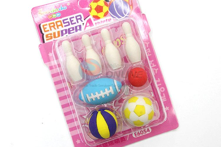 Competitive Price Balls Design Cartoon Rubber/Eraser for Student