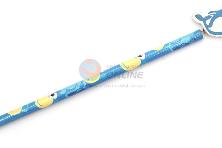 Fashion Design Dolphin Shape Writing Pencil For Children