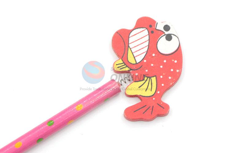 Cute Fish Pattern Colorful Student Pencil