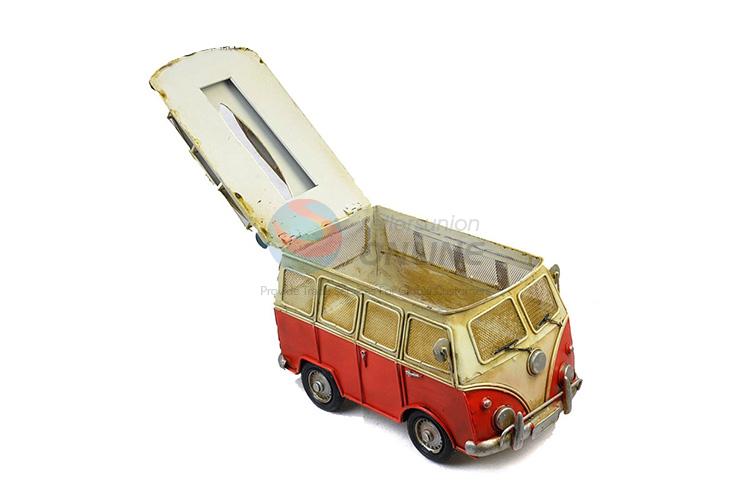 Good quality old-fashioned bus model(storage box)