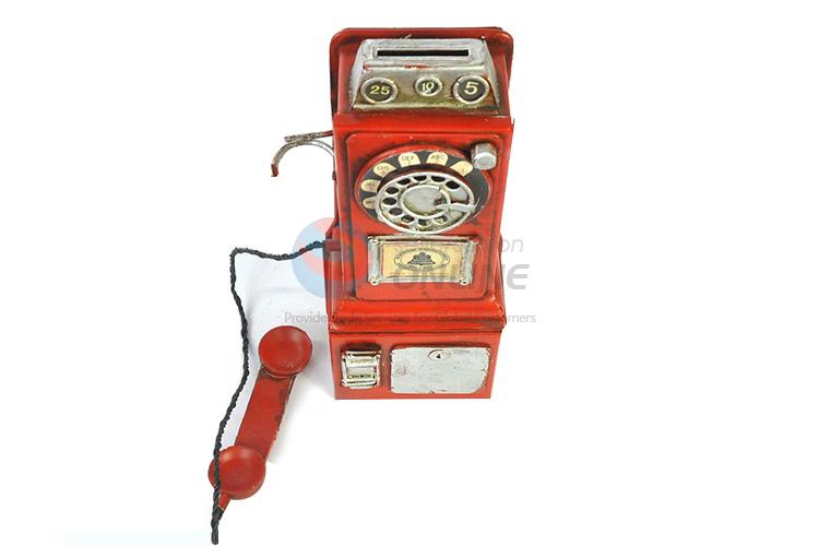 New arrival delicate red telephone model(money box)