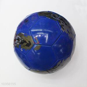 Royal Blue TPU Training Game Soccer Football with Line Bladder