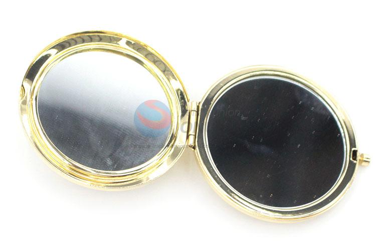 Portable Fashion Round Pocket Mirror Ladies Makeup Mirror