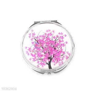 Wholesale Colorful Tree Pattern Pocket Cosmetic Mirror