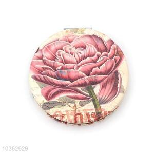 Best Quality Flower Pattern Pocket Cosmetic Mirror