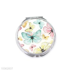 Cute Design Butterfly Pattern Pocket Makeup Mirror