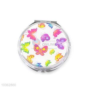 Cheap Foldable Pocket Mirror Round Cosmetic Mirror