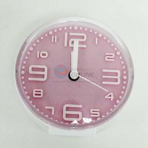 Hot sale new fashion plastic clock,10.5cm