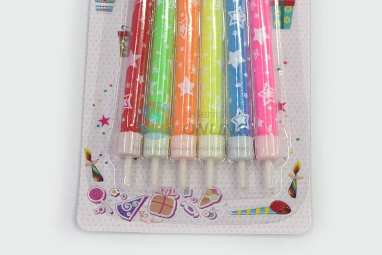 Wholesale Unique Design 6pcs Birthday Candles Party Supplies