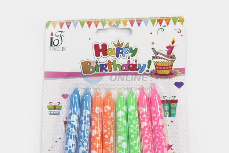 China Wholesale 8pcs Bright Light Birthday Wedding Candles Home Decoration