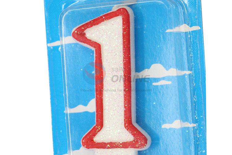 Factory Wholesale Numeral Candle/Number 1 Birthday Candle for Sale