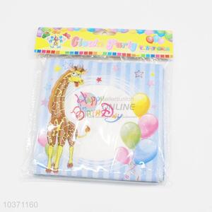 Hot-selling cheap 20pcs giraffe pattern napkins