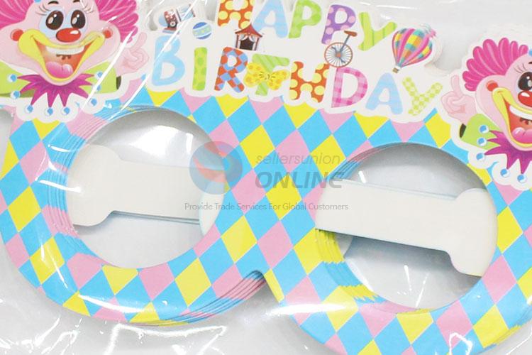 Wholesale top quality 6pcs birthday use glasses