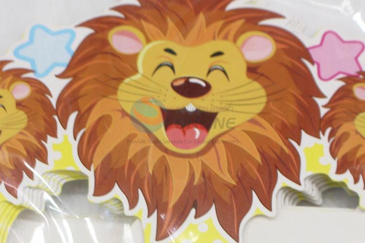 Great low price 6pcs birthday use lion glasses