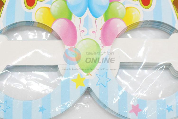 Cheap popular 6pcs birthday use giraffe glasses